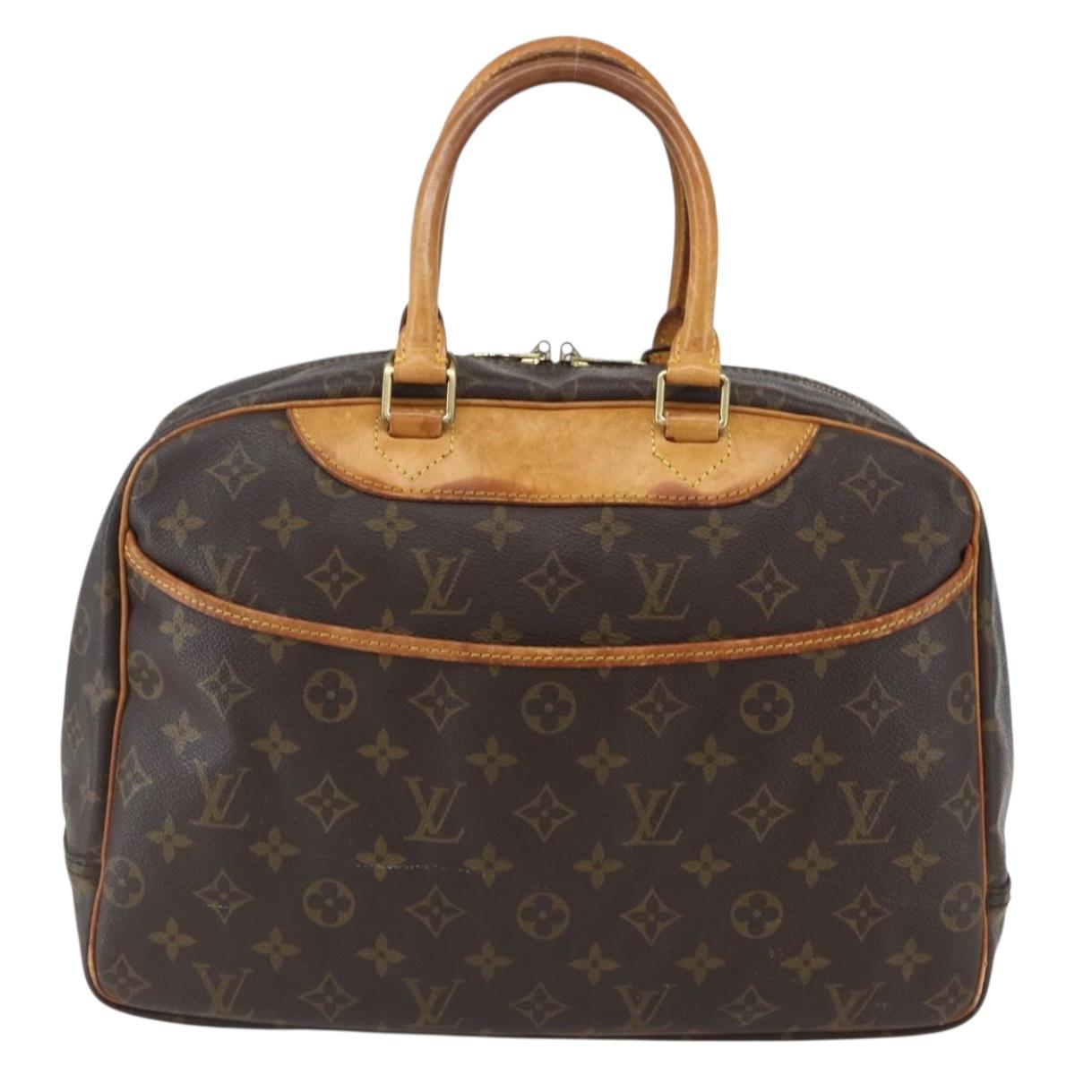 LOUIS VUITTON Monogram Deauville Hand Bag M47270 LV Auth ka780