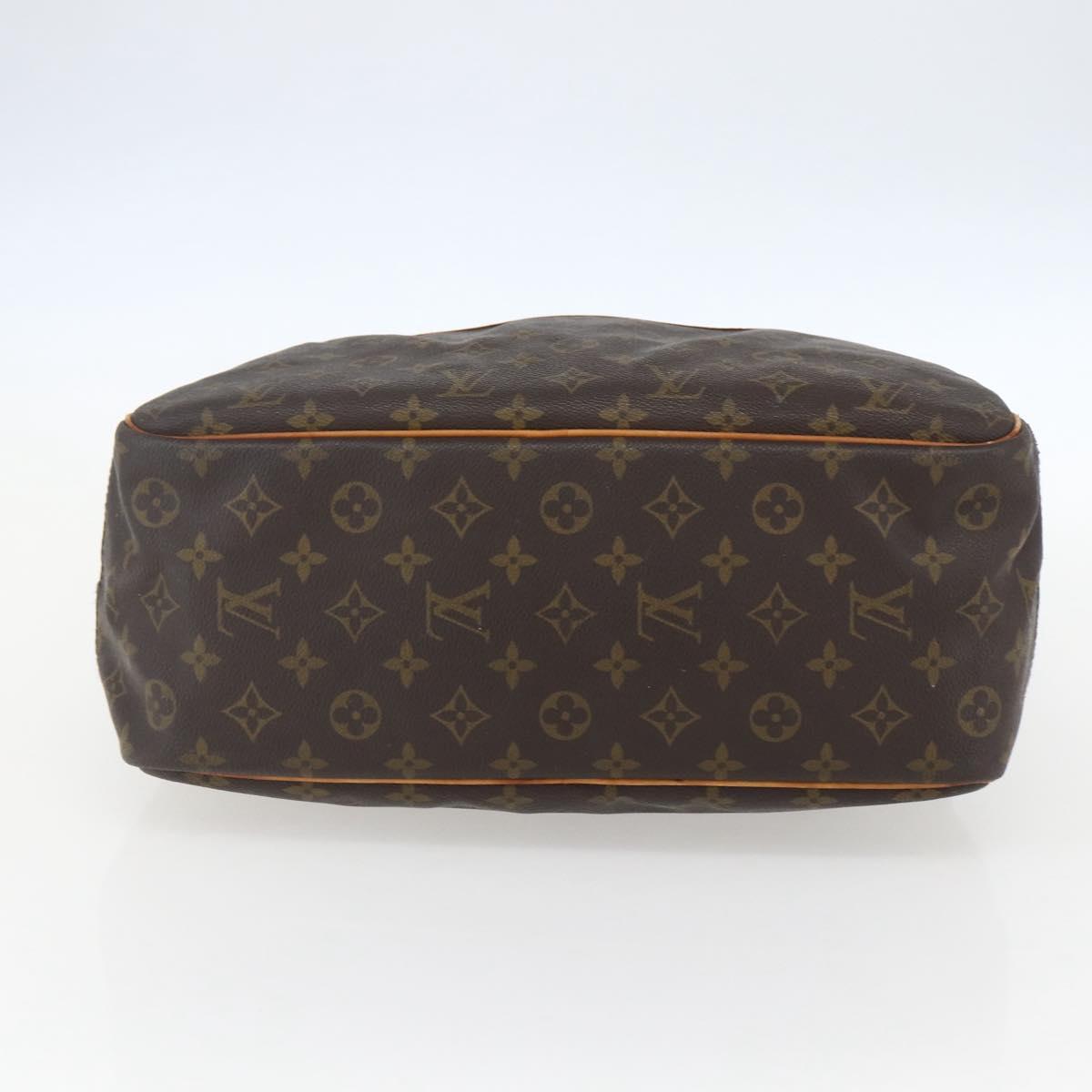 LOUIS VUITTON Monogram Deauville Hand Bag M47270 LV Auth ka780