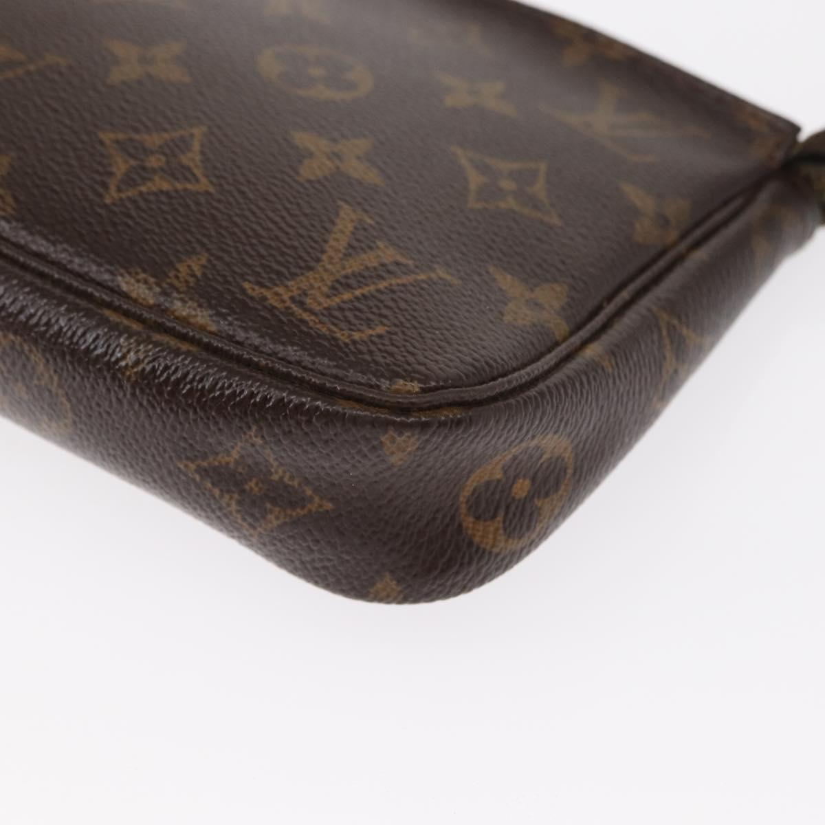 LOUIS VUITTON Monogram Pochette Accessoires Pouch M51980 LV Auth ka782