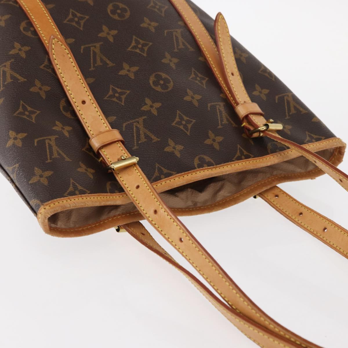 LOUIS VUITTON Monogram Bucket GM Shoulder Bag M42236 LV Auth ka785