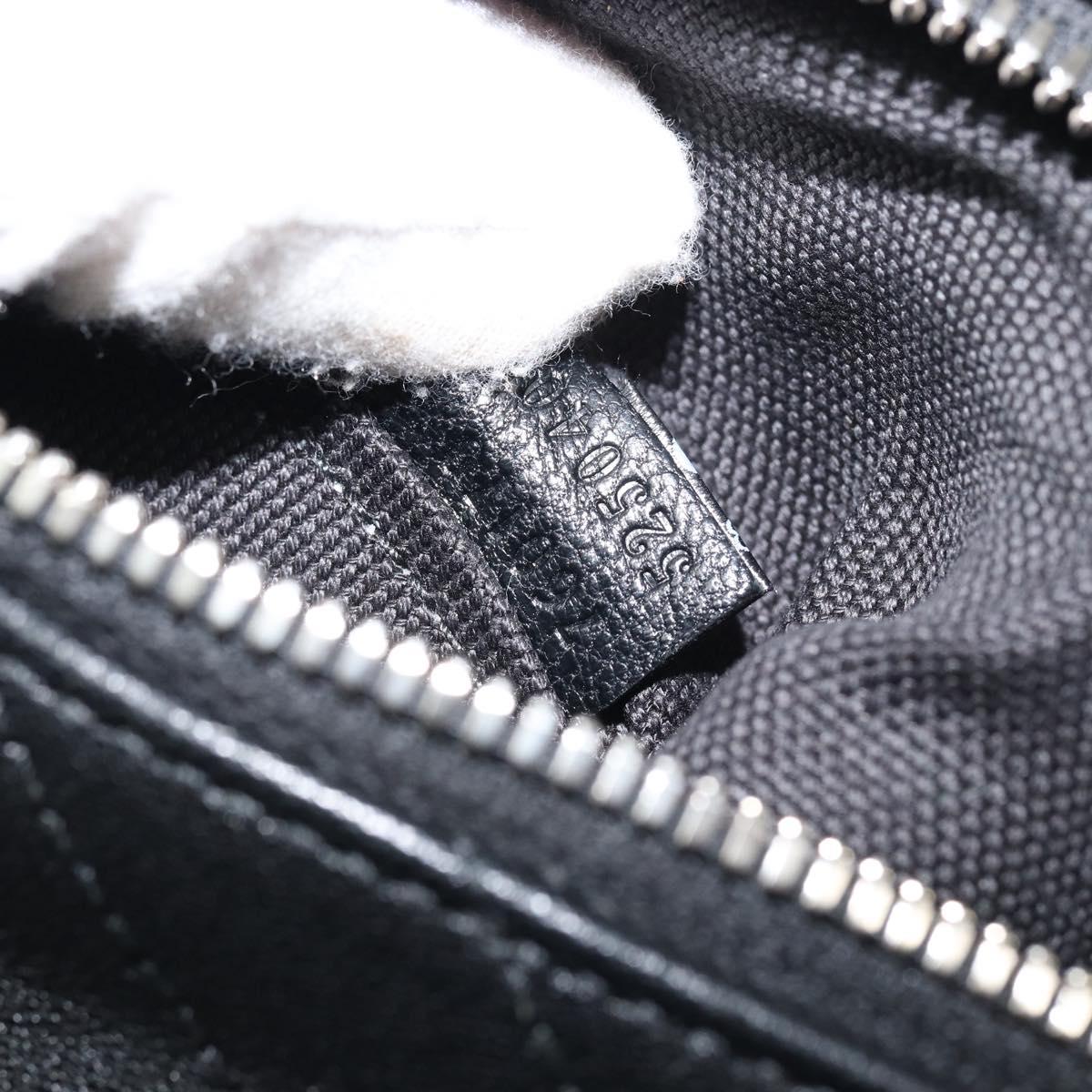 GUCCI Shoulder Bag Leather Black Silver 760170 Auth ka793V