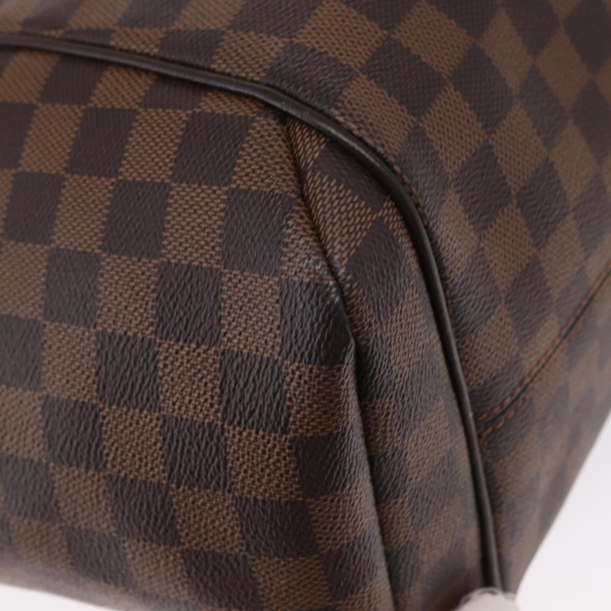 LOUIS VUITTON Damier Ebene Totally MM Hand Bag N41281 LV Auth ka794V