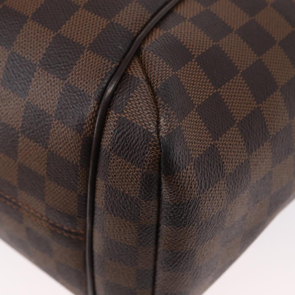 LOUIS VUITTON Damier Ebene Totally MM Hand Bag N41281 LV Auth ka794V