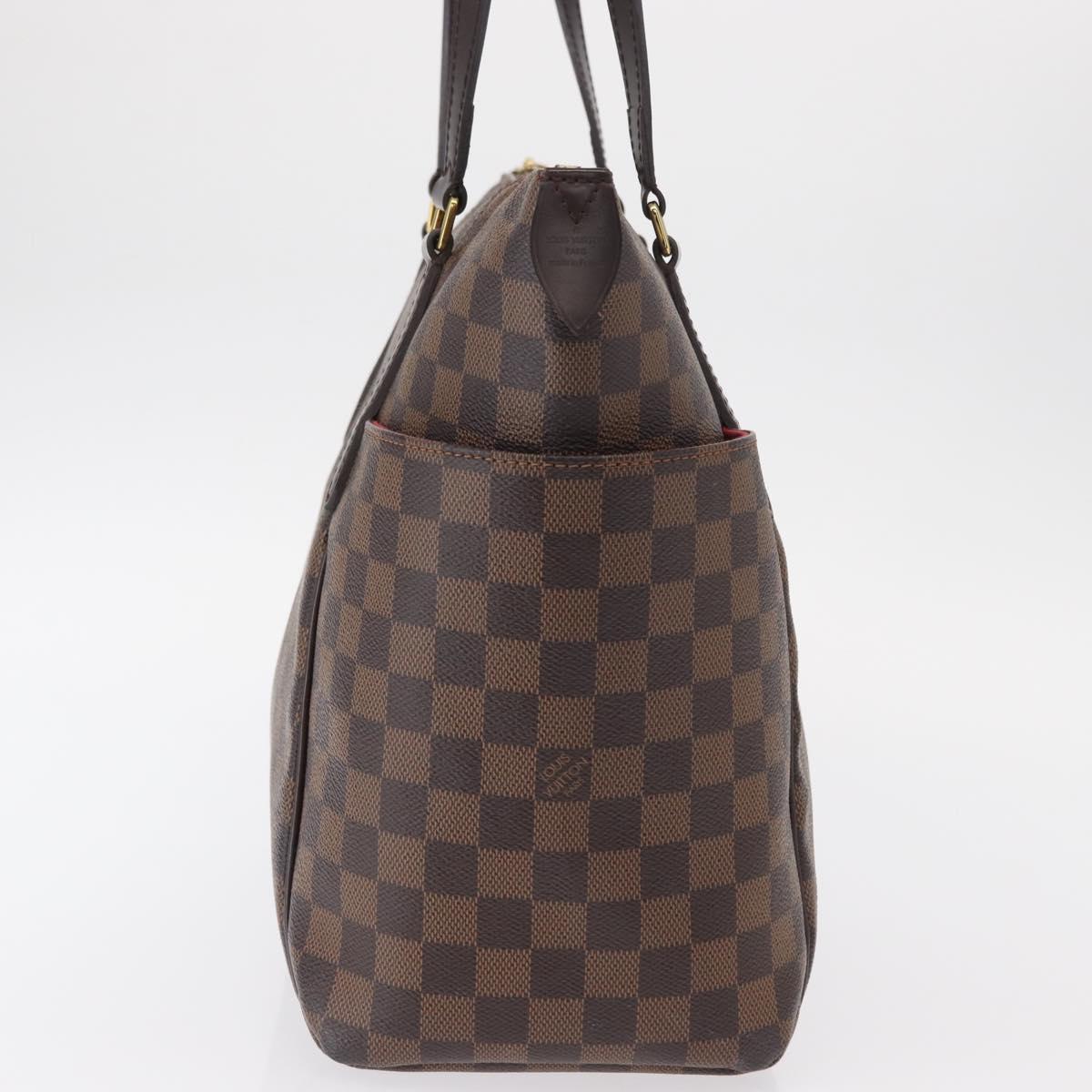 LOUIS VUITTON Damier Ebene Totally MM Hand Bag N41281 LV Auth ka794V