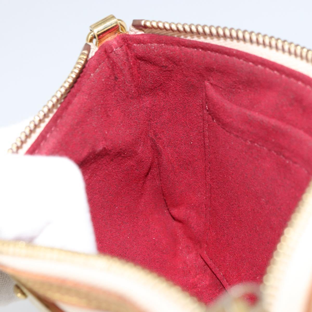 LOUIS VUITTON Multicolor Pochette Mira MM Pouch White M60096 LV Auth ka797SAV