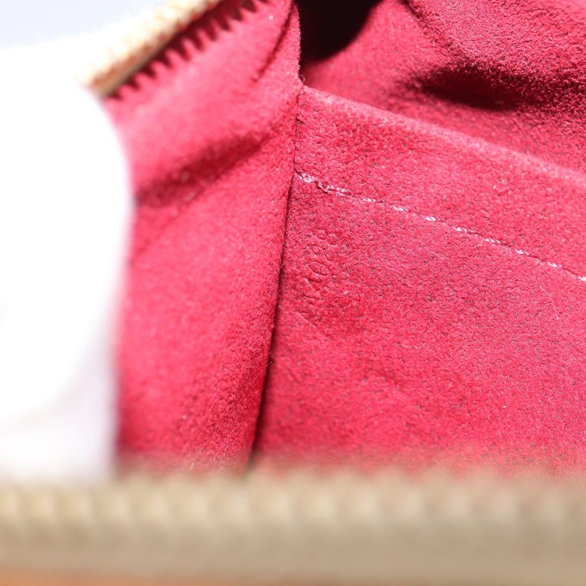 LOUIS VUITTON Multicolor Pochette Mira MM Pouch White M60096 LV Auth ka797SAV