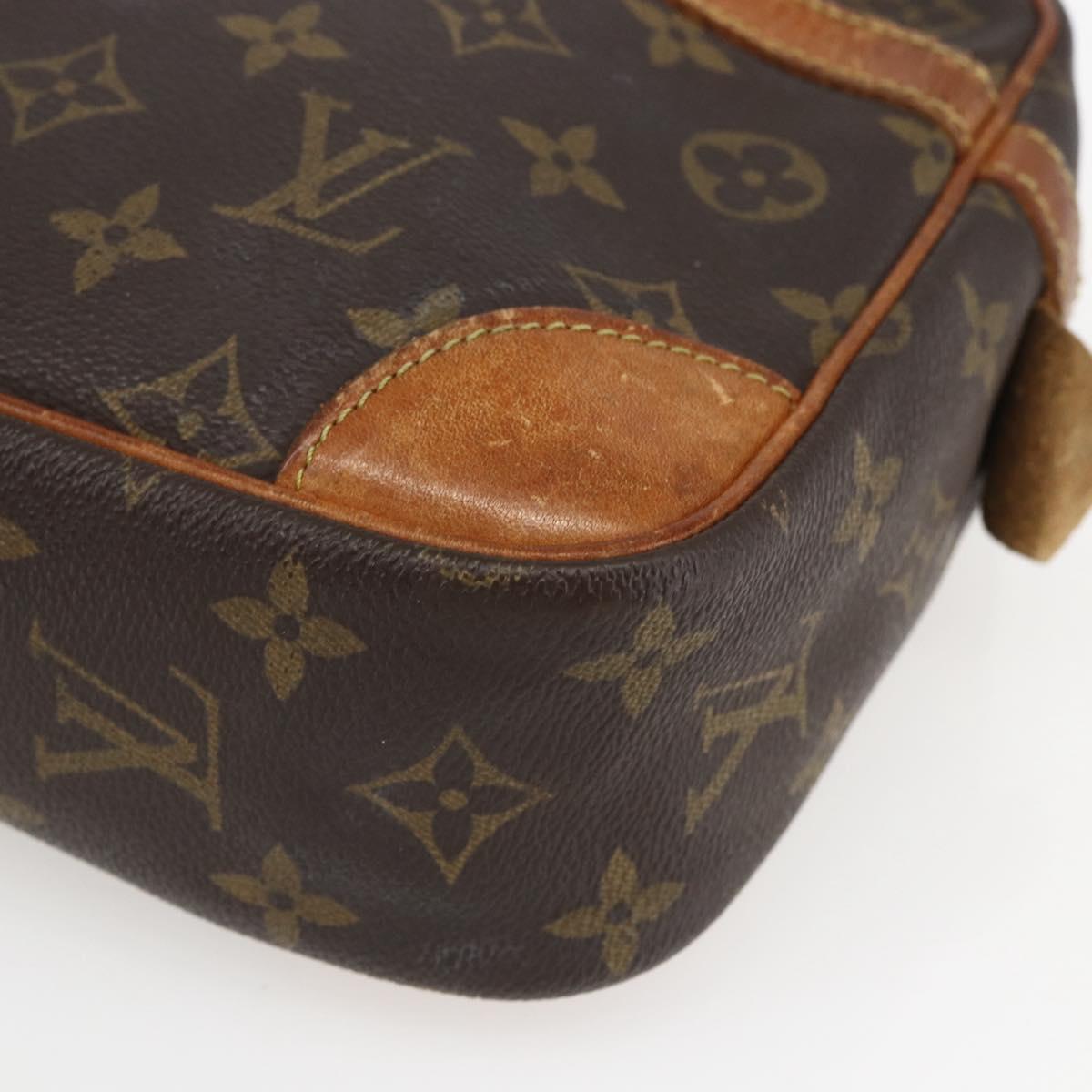 LOUIS VUITTON Monogram Compiegne 28 Clutch Bag M51845 LV Auth ka817