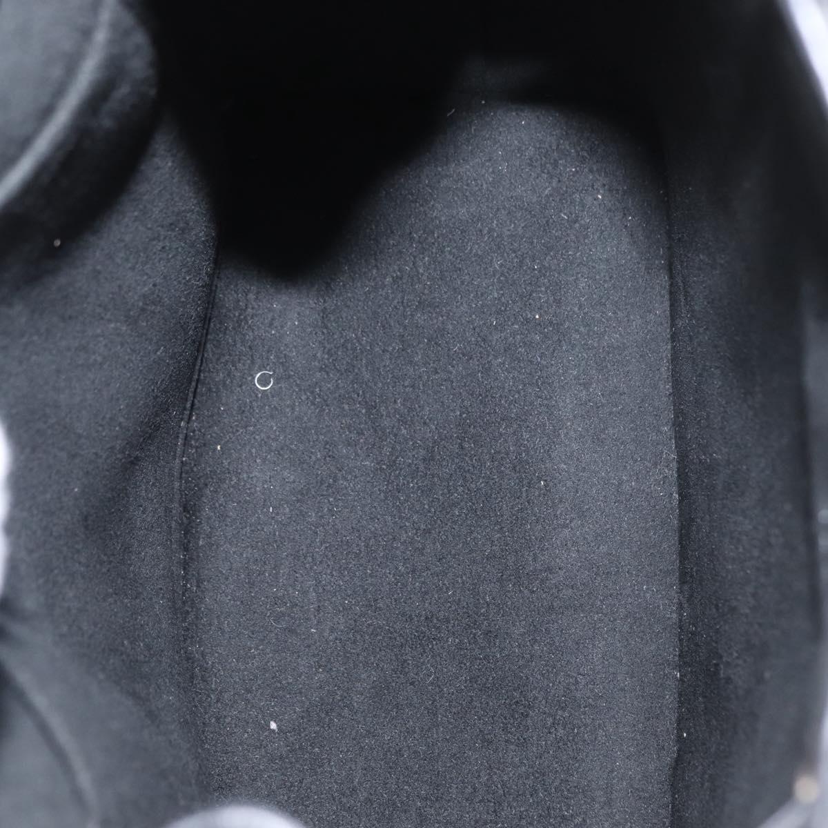 LOUIS VUITTON Floral Print Rock Me Backpack Leather Black M54848 Auth ka827M