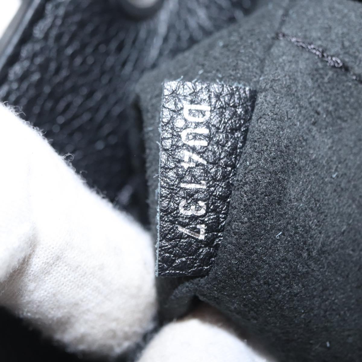 LOUIS VUITTON Floral Print Rock Me Backpack Leather Black M54848 Auth ka827M