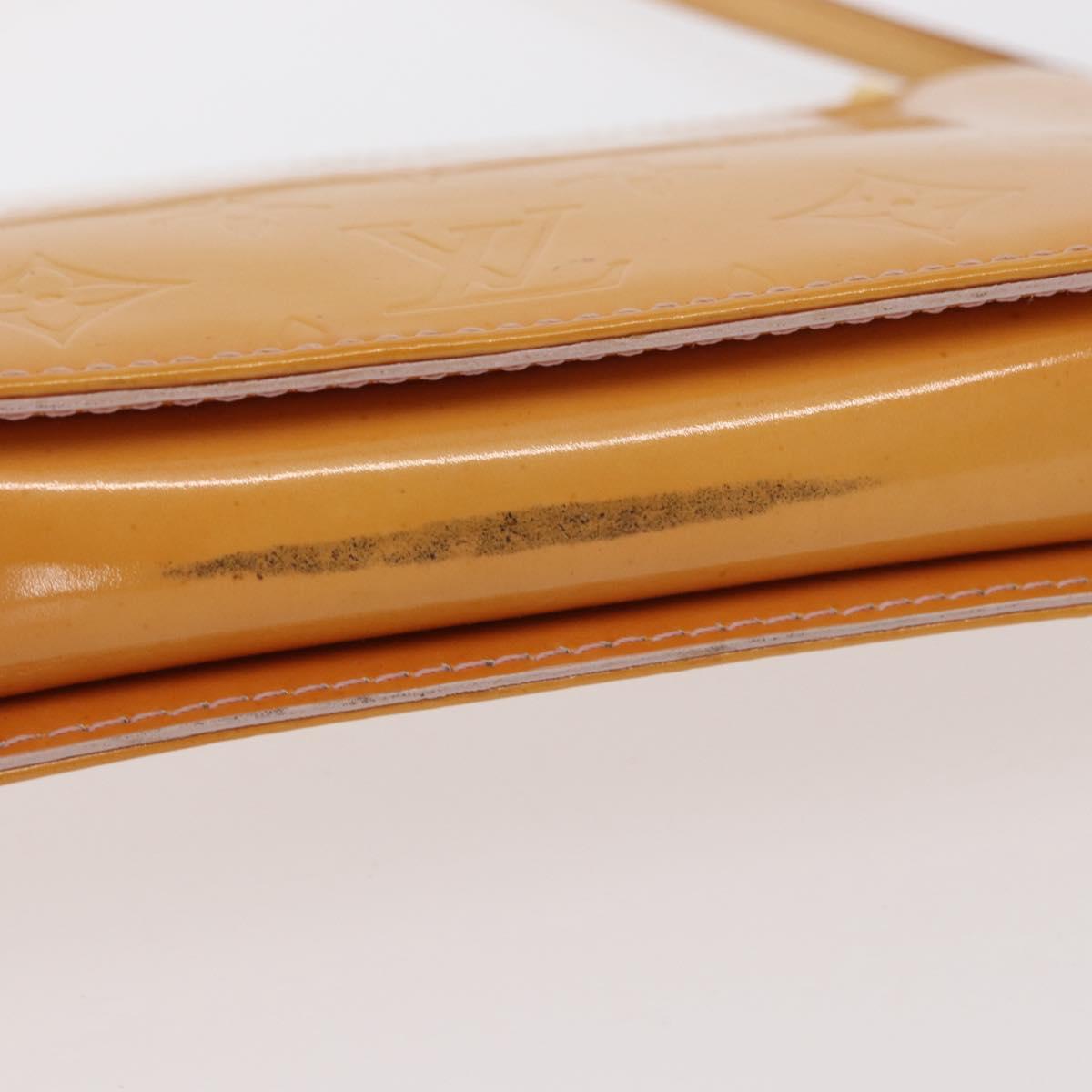 LOUIS VUITTON Monogram Vernis Lexington Pouch Marshmallow Pink M91057 Auth ka833