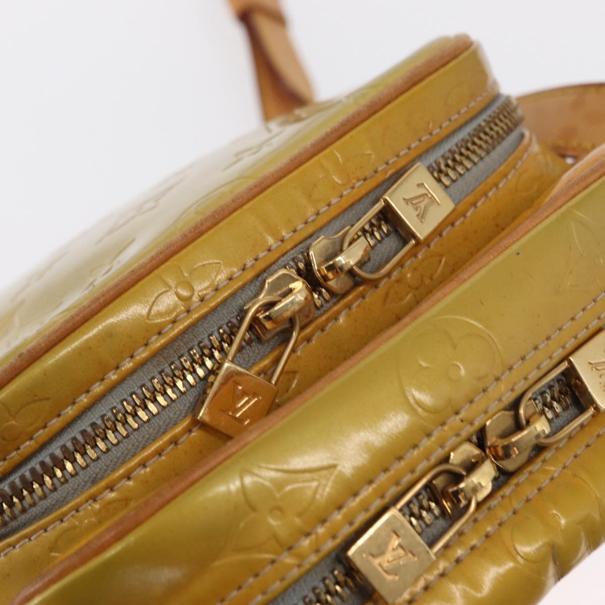 LOUIS VUITTON Monogram Vernis Wooster Shoulder Bag Gris M91036 LV Auth ka841