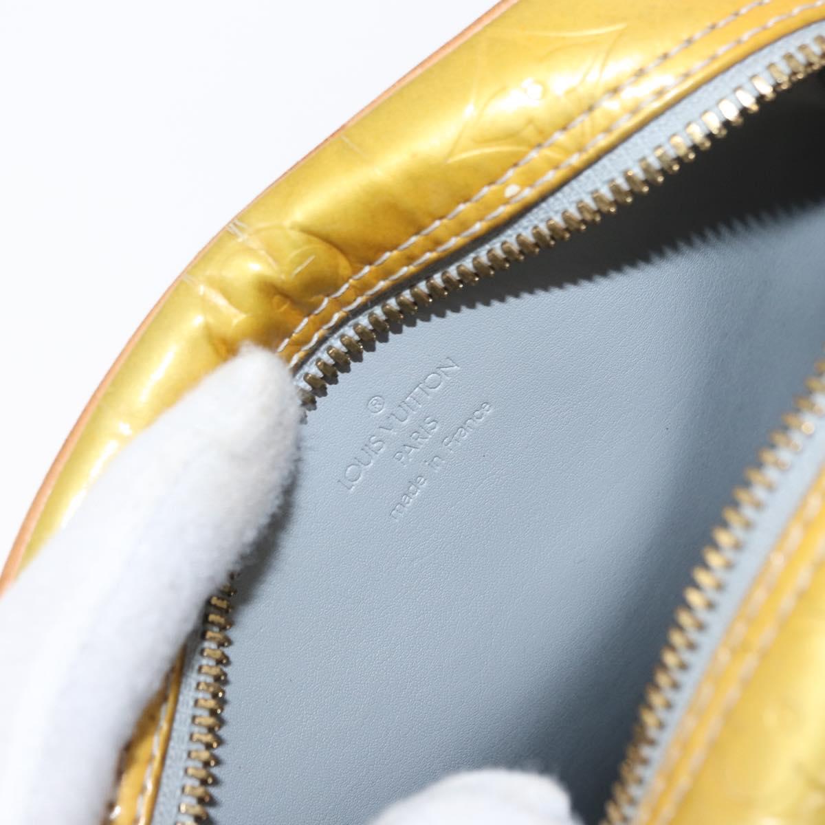 LOUIS VUITTON Monogram Vernis Wooster Shoulder Bag Gris M91036 LV Auth ka841