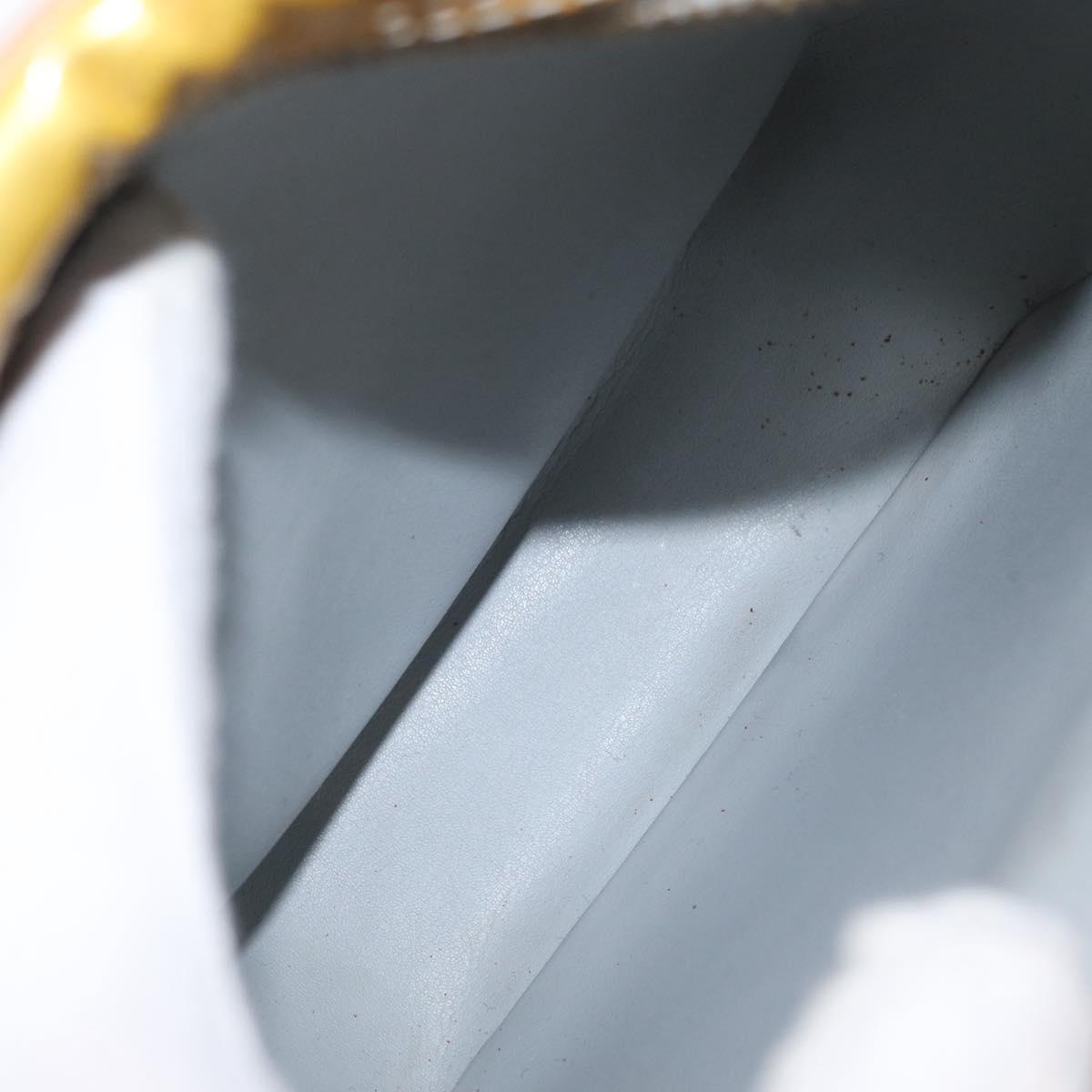 LOUIS VUITTON Monogram Vernis Wooster Shoulder Bag Gris M91036 LV Auth ka841