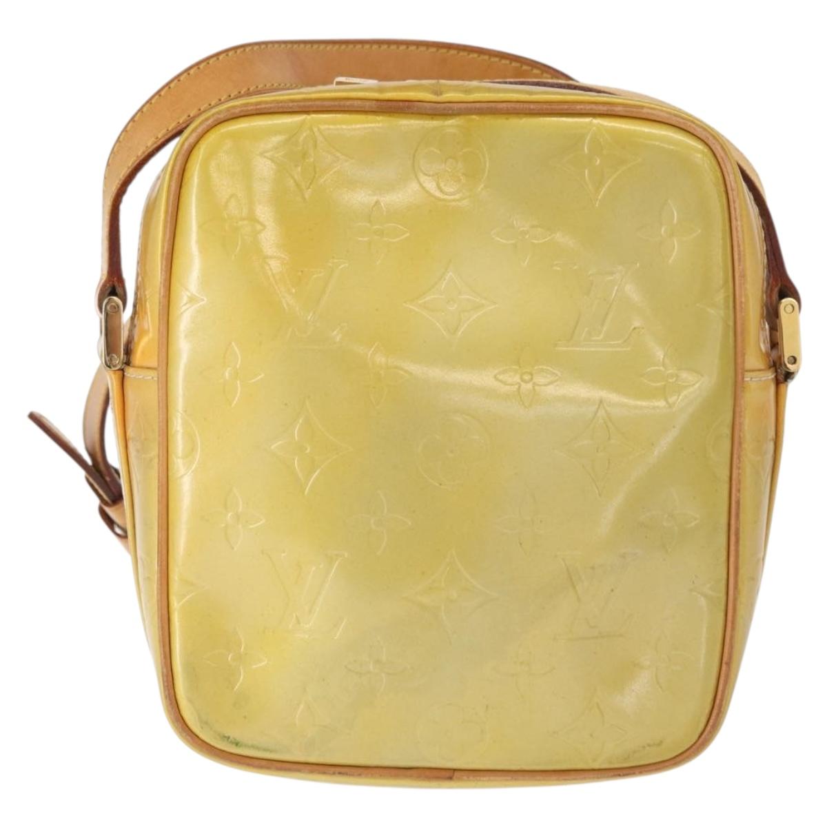 LOUIS VUITTON Monogram Vernis Wooster Shoulder Bag Gris M91036 LV Auth ka841