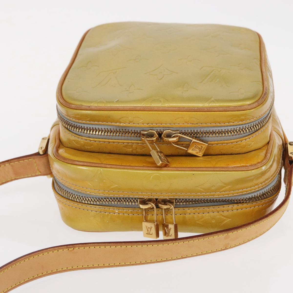 LOUIS VUITTON Monogram Vernis Wooster Shoulder Bag Gris M91036 LV Auth ka841