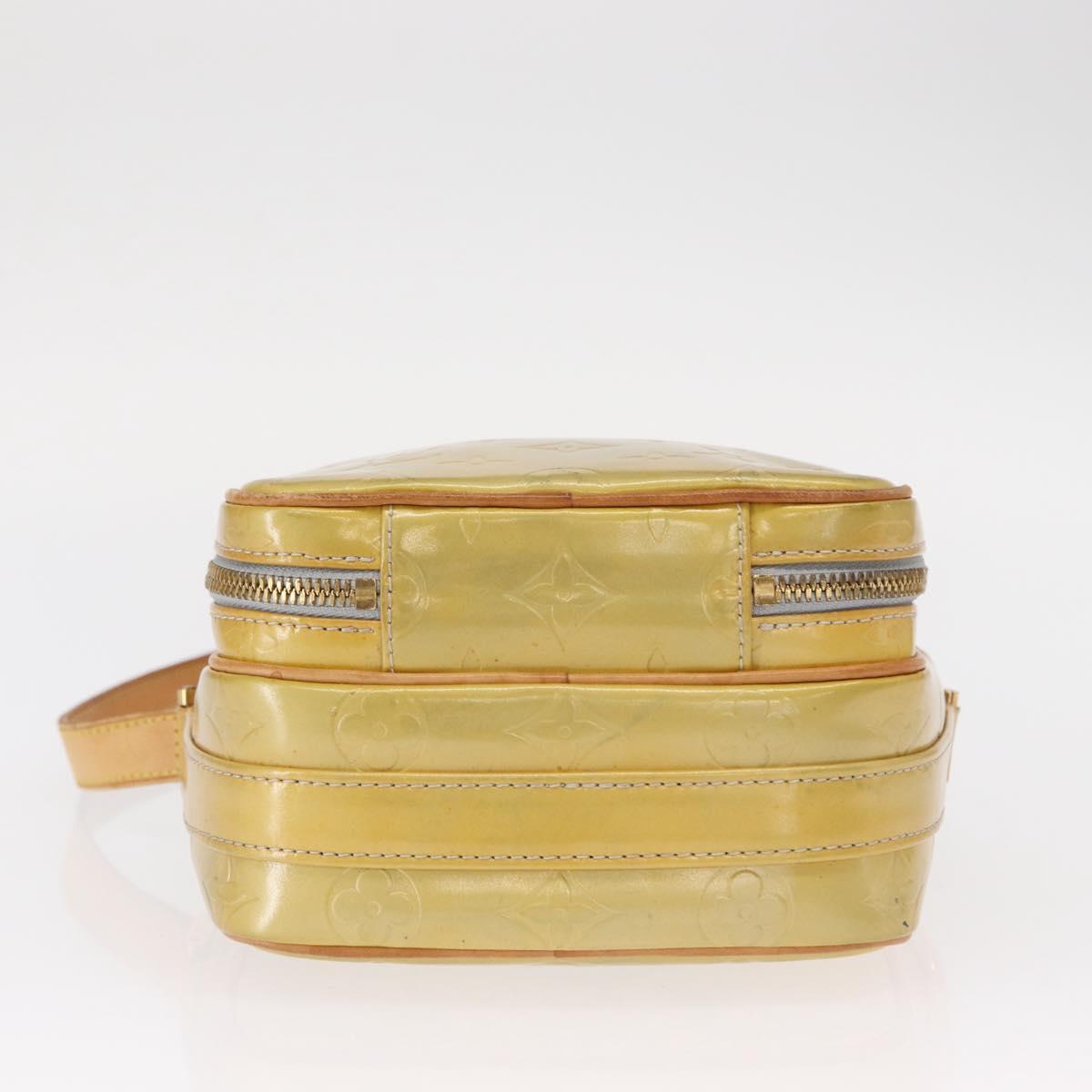 LOUIS VUITTON Monogram Vernis Wooster Shoulder Bag Gris M91036 LV Auth ka841