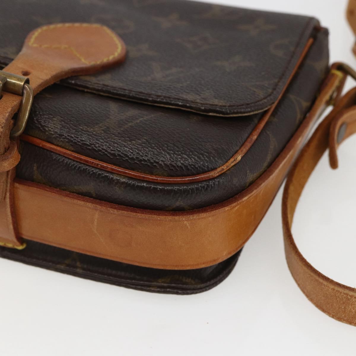 LOUIS VUITTON Monogram Cartouchiere PM Shoulder Bag M51254 LV Auth ka848