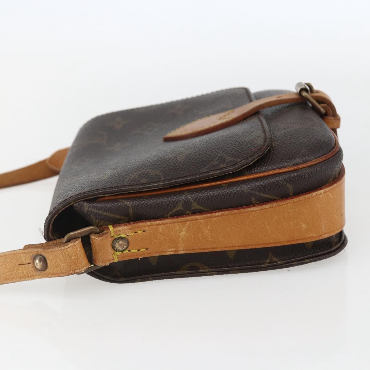 LOUIS VUITTON Monogram Cartouchiere PM Shoulder Bag M51254 LV Auth ka848