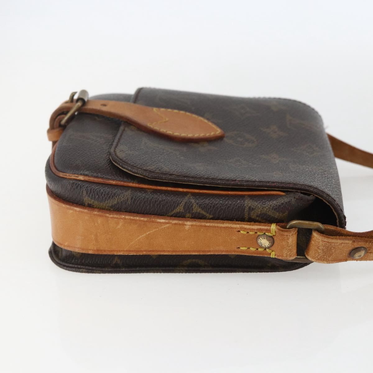 LOUIS VUITTON Monogram Cartouchiere PM Shoulder Bag M51254 LV Auth ka848