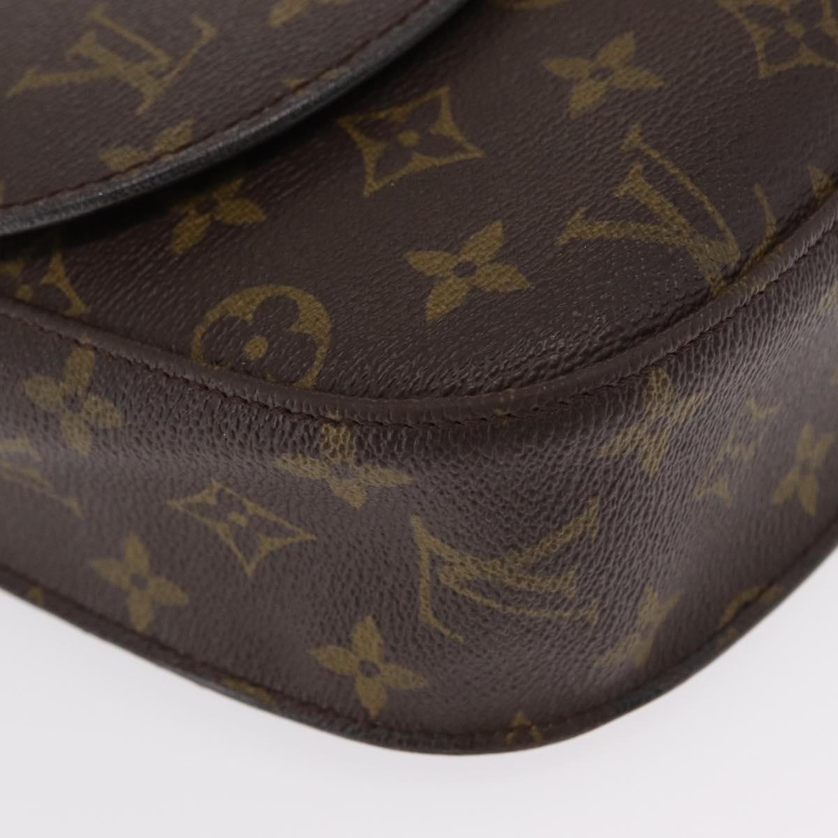 LOUIS VUITTON Monogram Saint Cloud GM Shoulder Bag Vintage M51242 LV Auth ka850