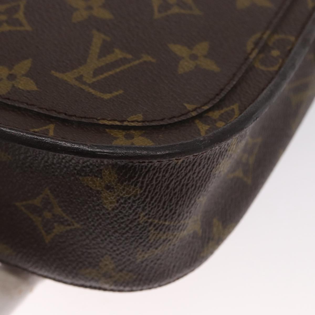 LOUIS VUITTON Monogram Saint Cloud GM Shoulder Bag Vintage M51242 LV Auth ka850