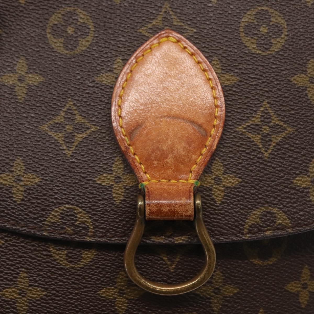 LOUIS VUITTON Monogram Saint Cloud GM Shoulder Bag Vintage M51242 LV Auth ka850