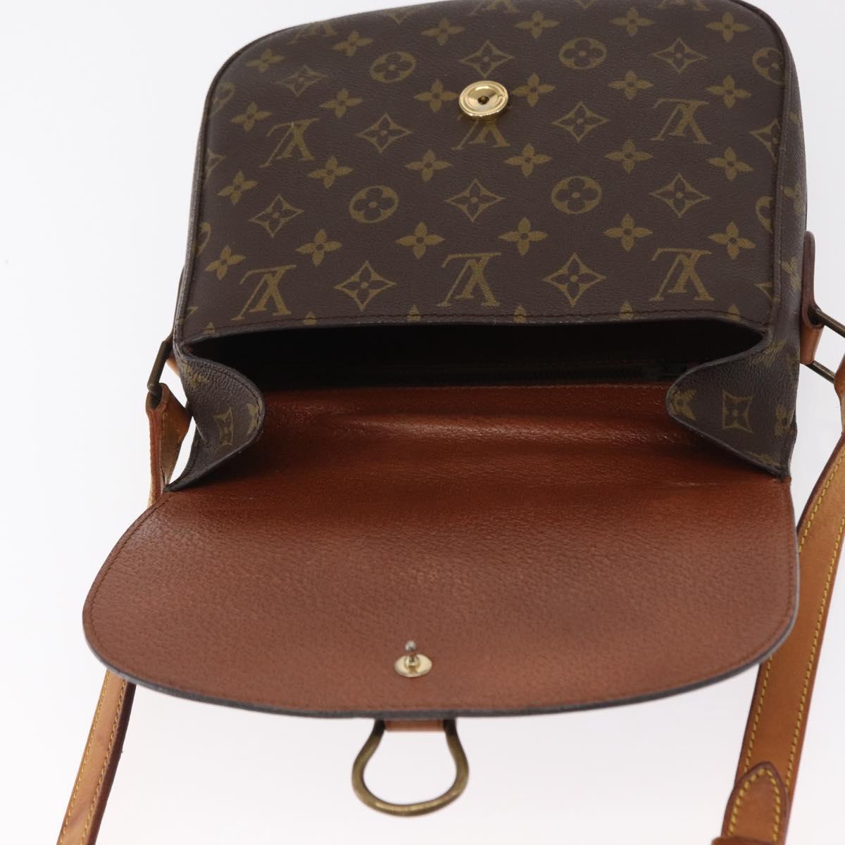 LOUIS VUITTON Monogram Saint Cloud GM Shoulder Bag Vintage M51242 LV Auth ka850