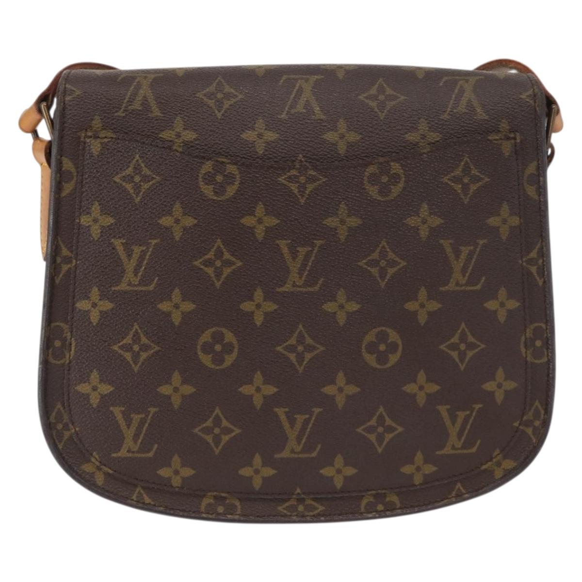 LOUIS VUITTON Monogram Saint Cloud GM Shoulder Bag Vintage M51242 LV Auth ka850