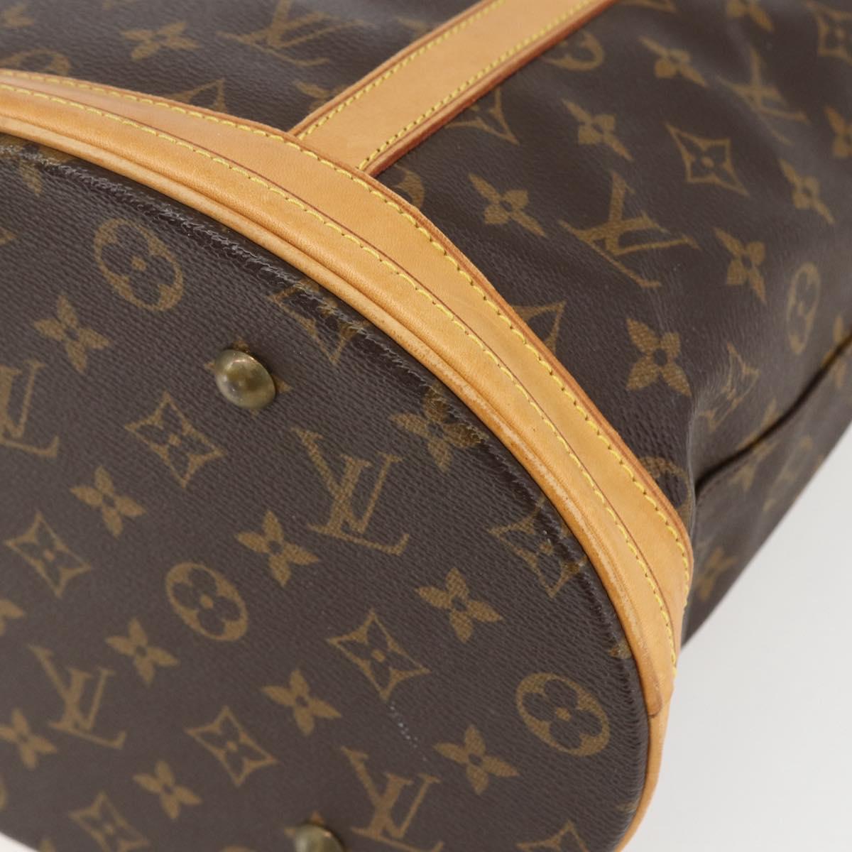 LOUIS VUITTON Monogram Bucket GM Shoulder Bag M42236 LV Auth ka861