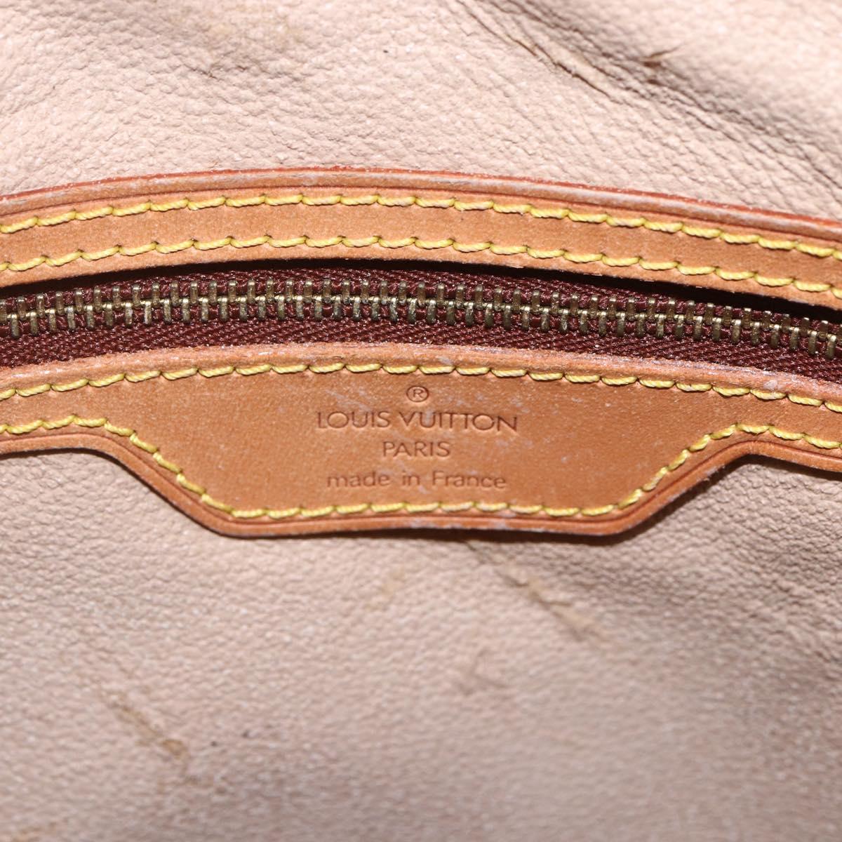 LOUIS VUITTON Monogram Bucket GM Shoulder Bag M42236 LV Auth ka861