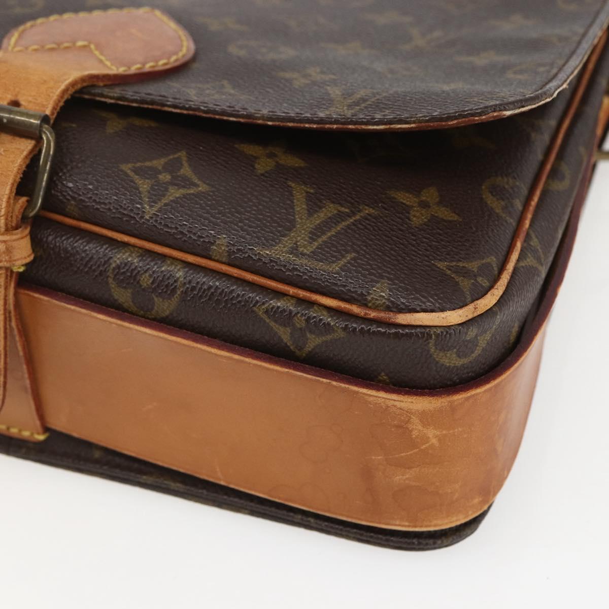 LOUIS VUITTON Monogram Cartouchiere GM Shoulder Bag M51252 LV Auth ka917