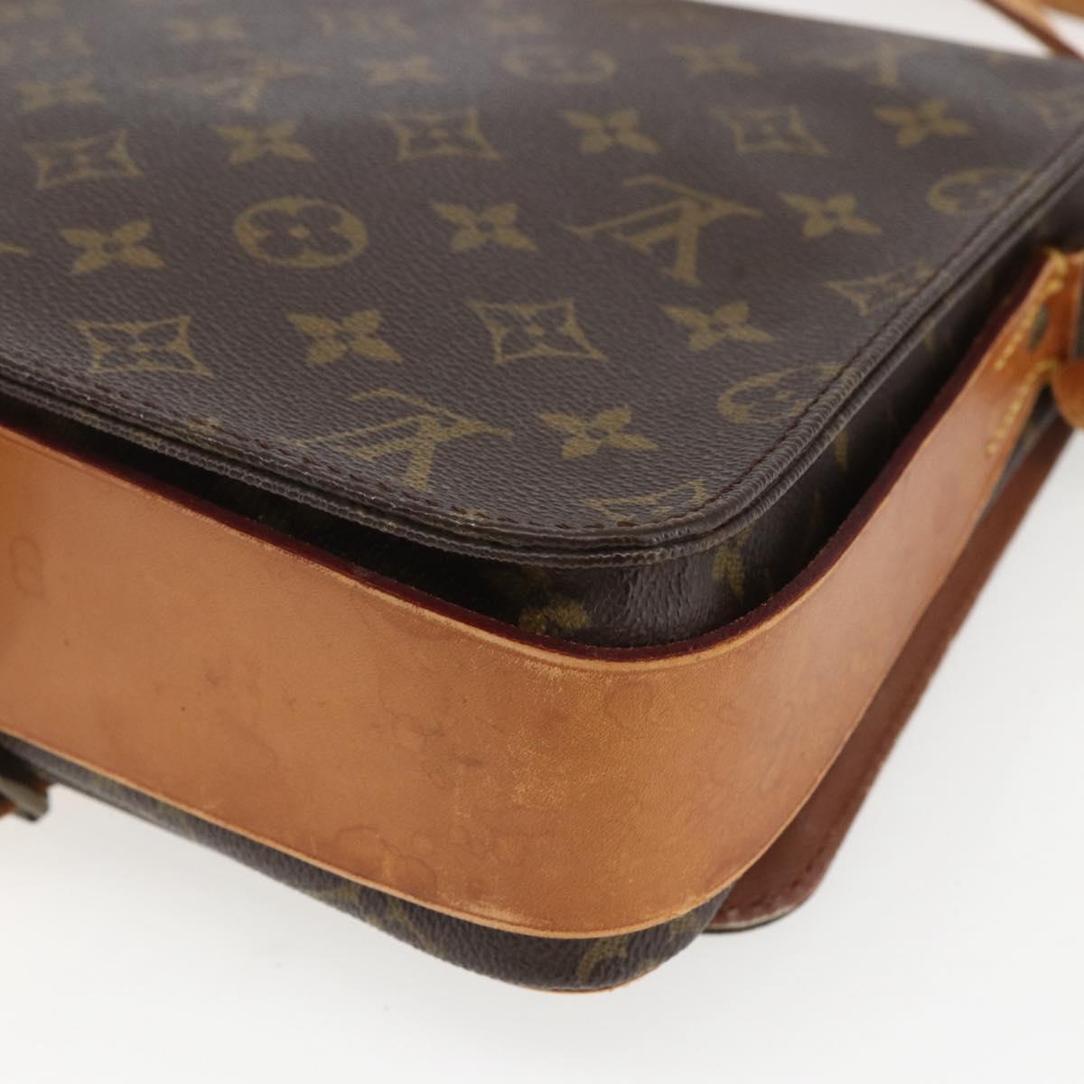 LOUIS VUITTON Monogram Cartouchiere GM Shoulder Bag M51252 LV Auth ka917