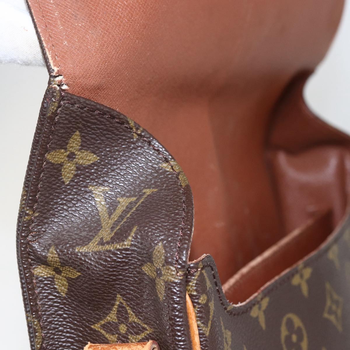 LOUIS VUITTON Monogram Cartouchiere GM Shoulder Bag M51252 LV Auth ka917