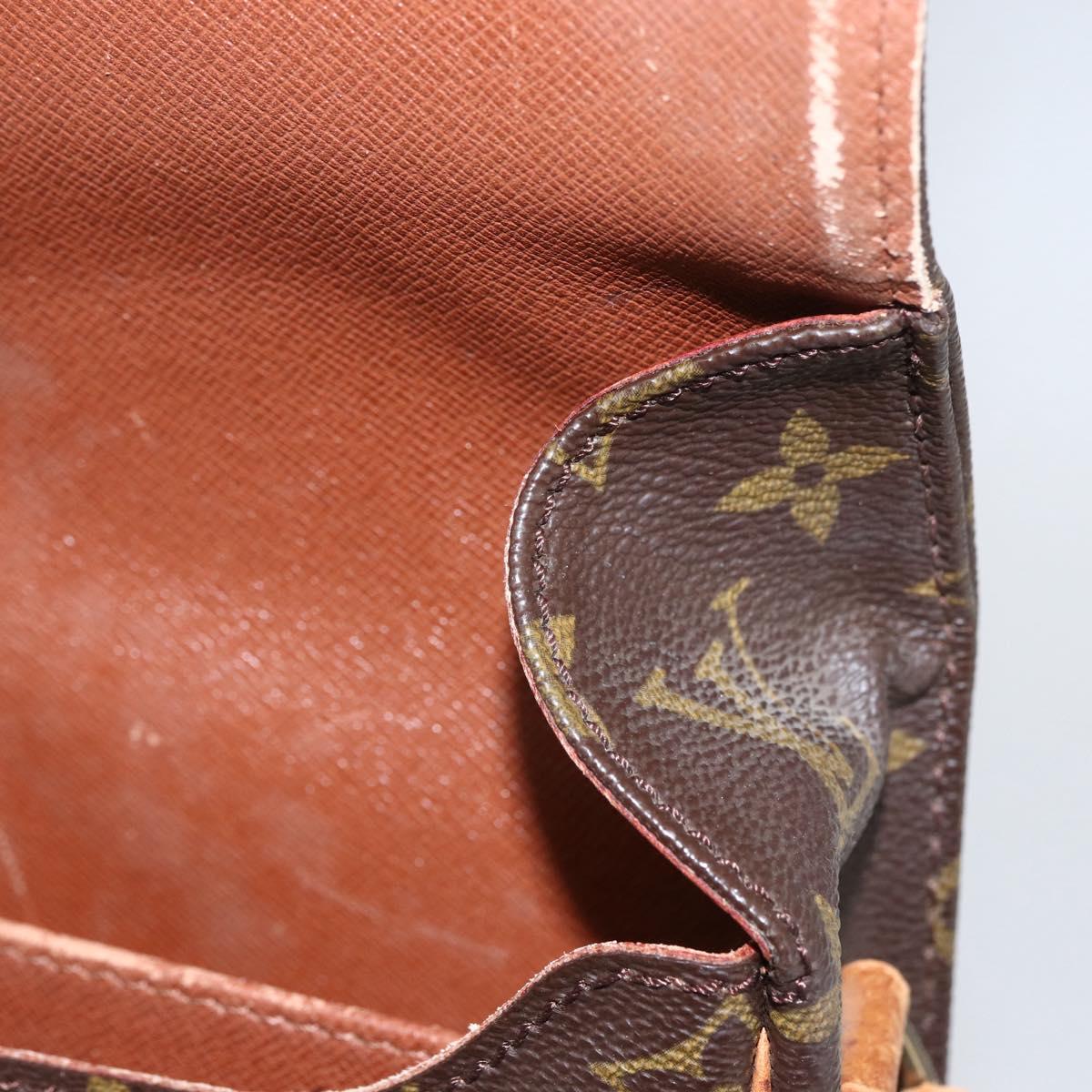 LOUIS VUITTON Monogram Cartouchiere GM Shoulder Bag M51252 LV Auth ka917