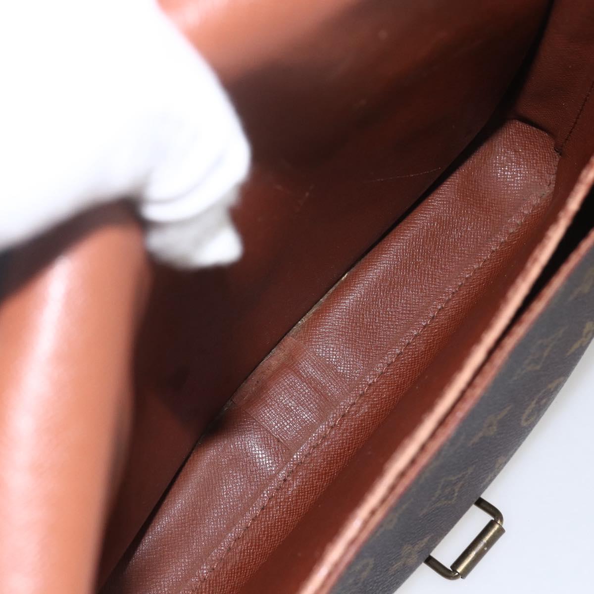 LOUIS VUITTON Monogram Cartouchiere GM Shoulder Bag M51252 LV Auth ka917