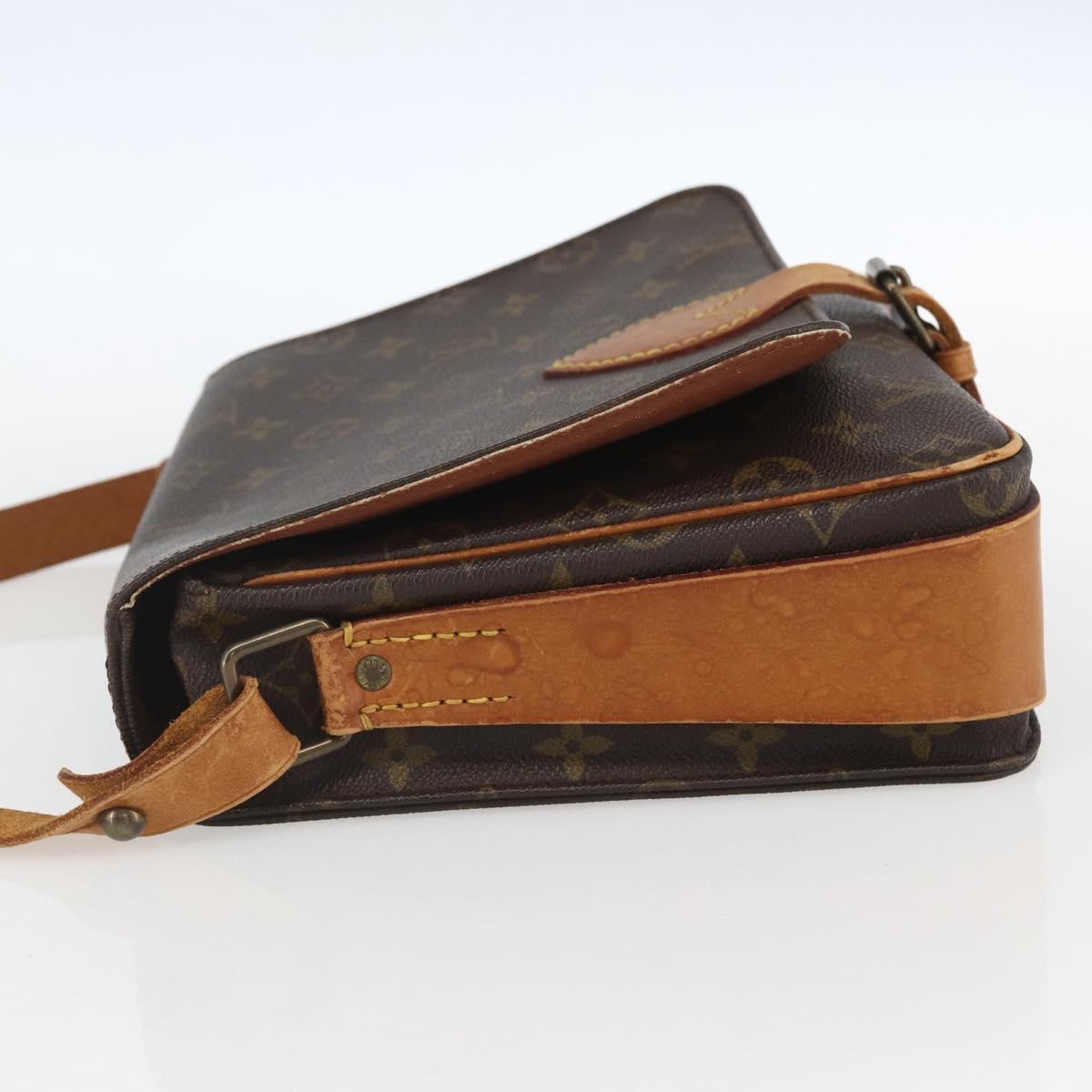 LOUIS VUITTON Monogram Cartouchiere GM Shoulder Bag M51252 LV Auth ka917