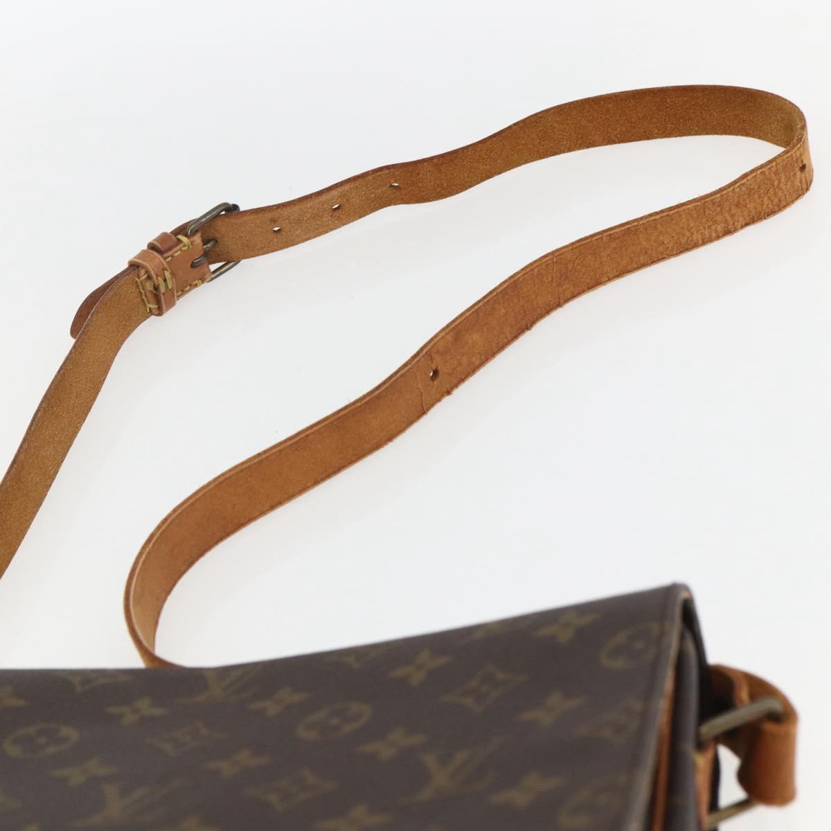 LOUIS VUITTON Monogram Cartouchiere GM Shoulder Bag M51252 LV Auth ka917
