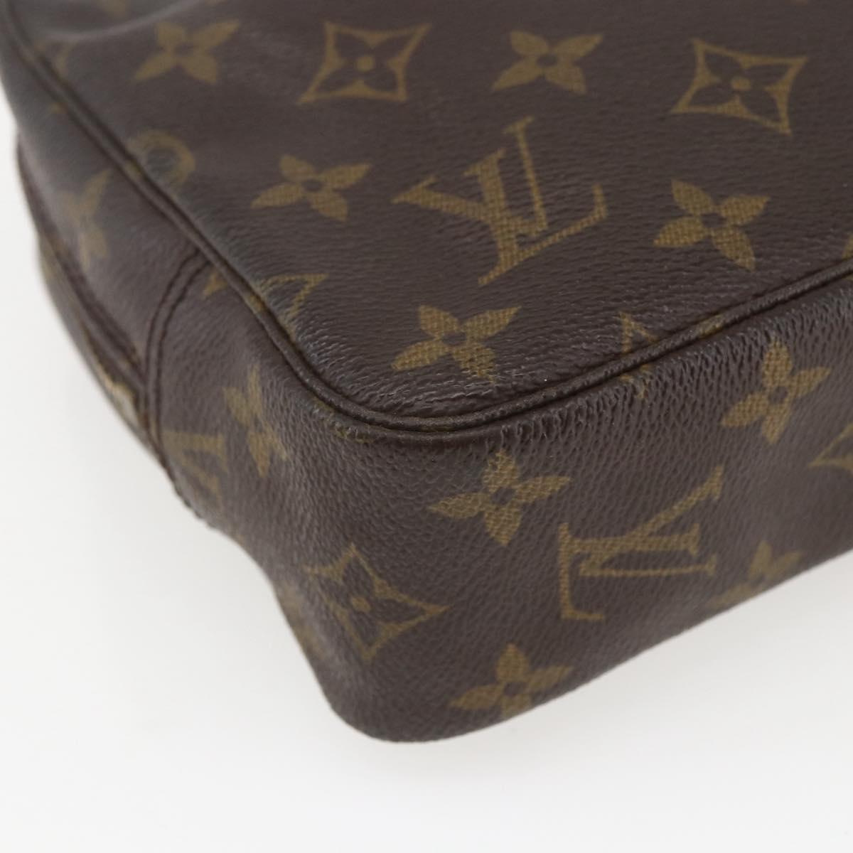 LOUIS VUITTON Monogram Trousse Toilette 23 Clutch Bag M47524 LV Auth ka925