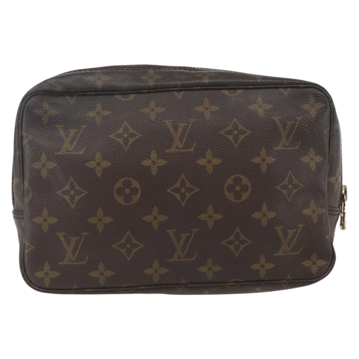 LOUIS VUITTON Monogram Trousse Toilette 23 Clutch Bag M47524 LV Auth ka925