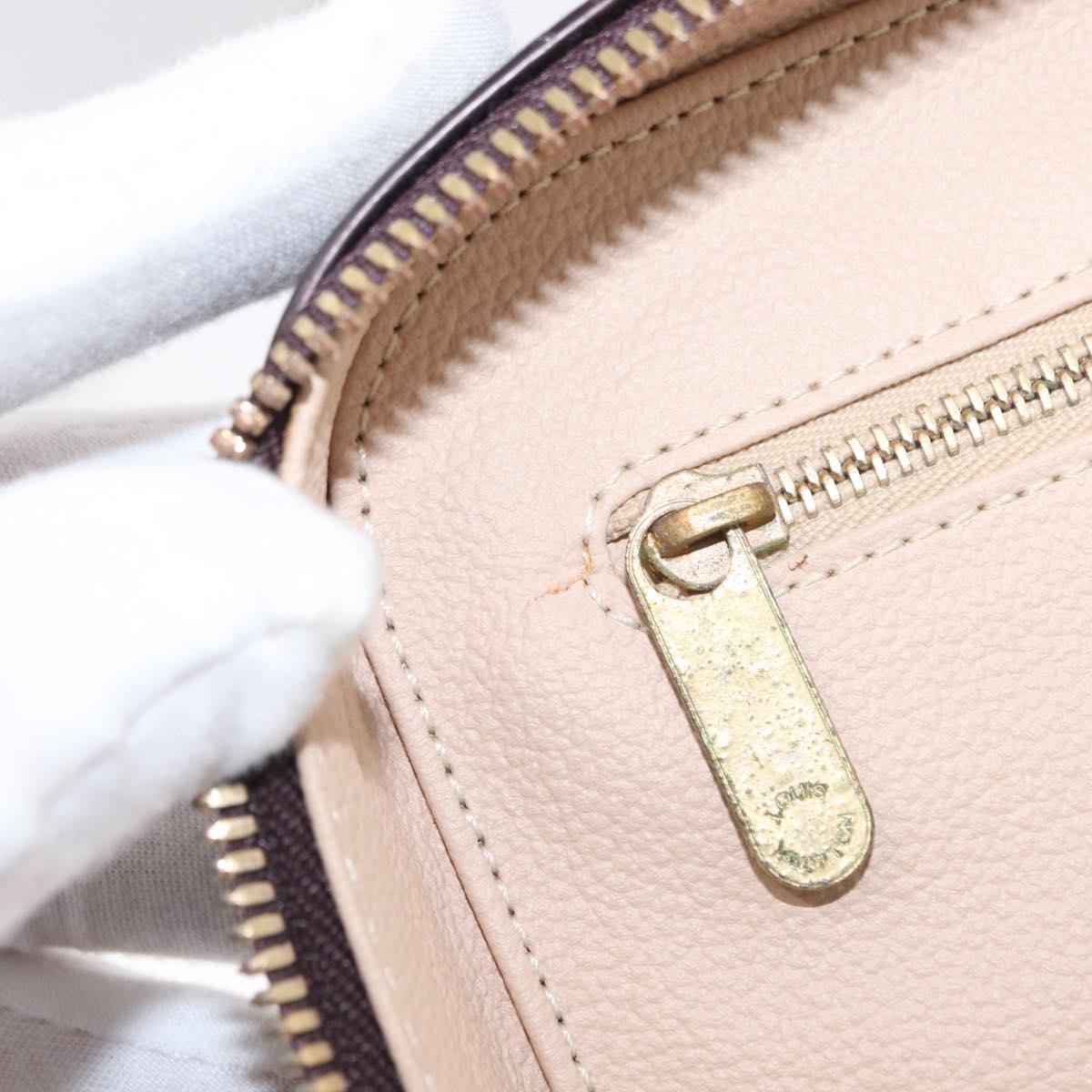 LOUIS VUITTON Monogram Vernis Vanity GM Amarante M93512 Auth ka927