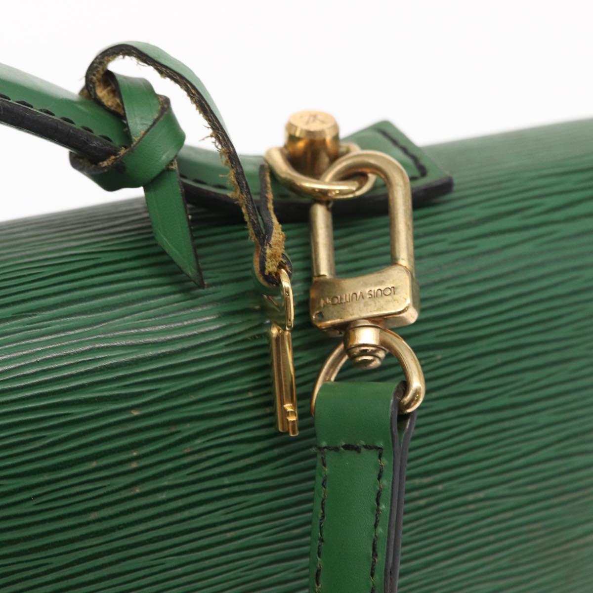 LOUIS VUITTON Epi Serviette Conseiller Briefcase Green M54424 LV Auth ka938