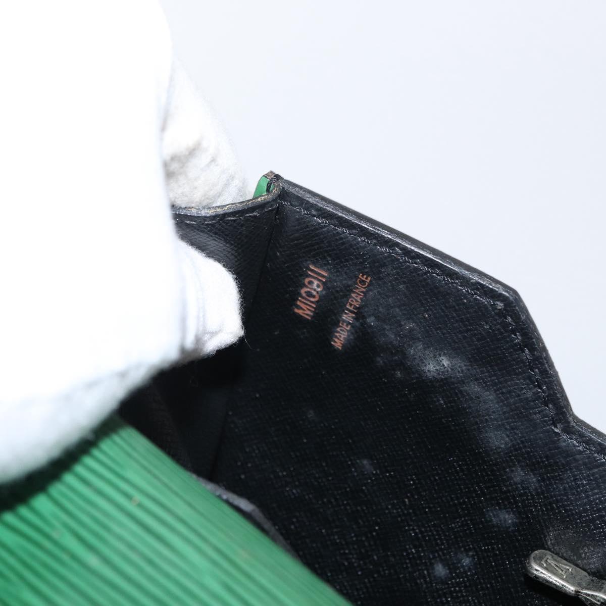 LOUIS VUITTON Epi Serviette Conseiller Briefcase Green M54424 LV Auth ka938