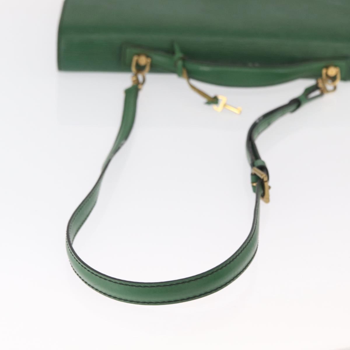 LOUIS VUITTON Epi Serviette Conseiller Briefcase Green M54424 LV Auth ka938