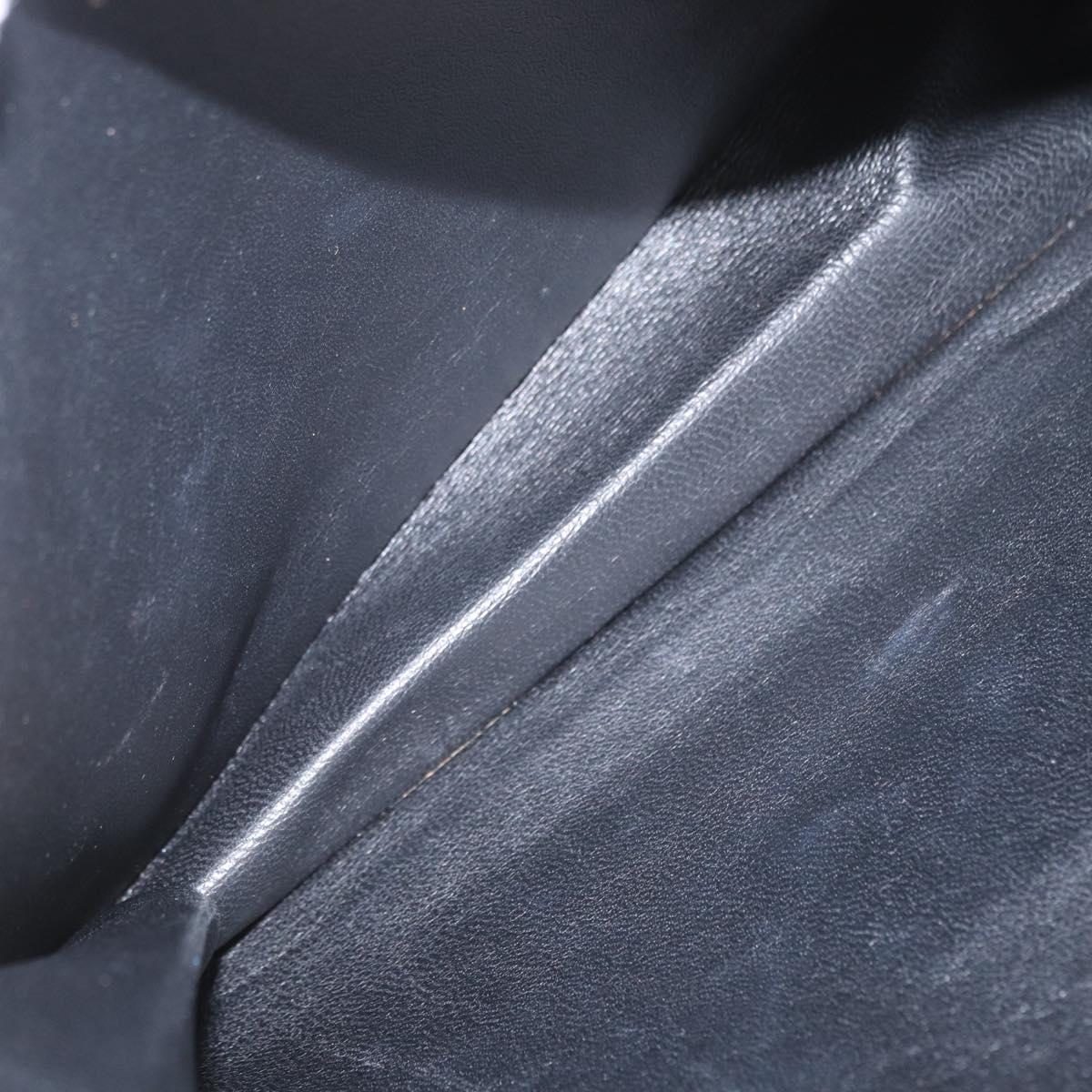 Salvatore Ferragamo Gancini Shoulder Bag Leather 2way Purple Gold Auth ka942