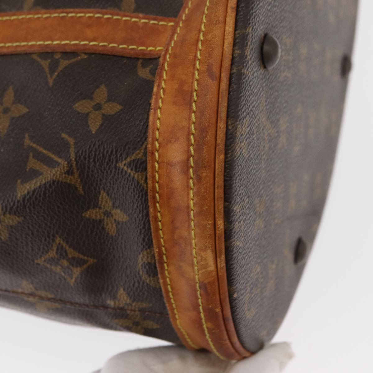 LOUIS VUITTON Monogram Bucket GM Shoulder Bag M42236 LV Auth ka950