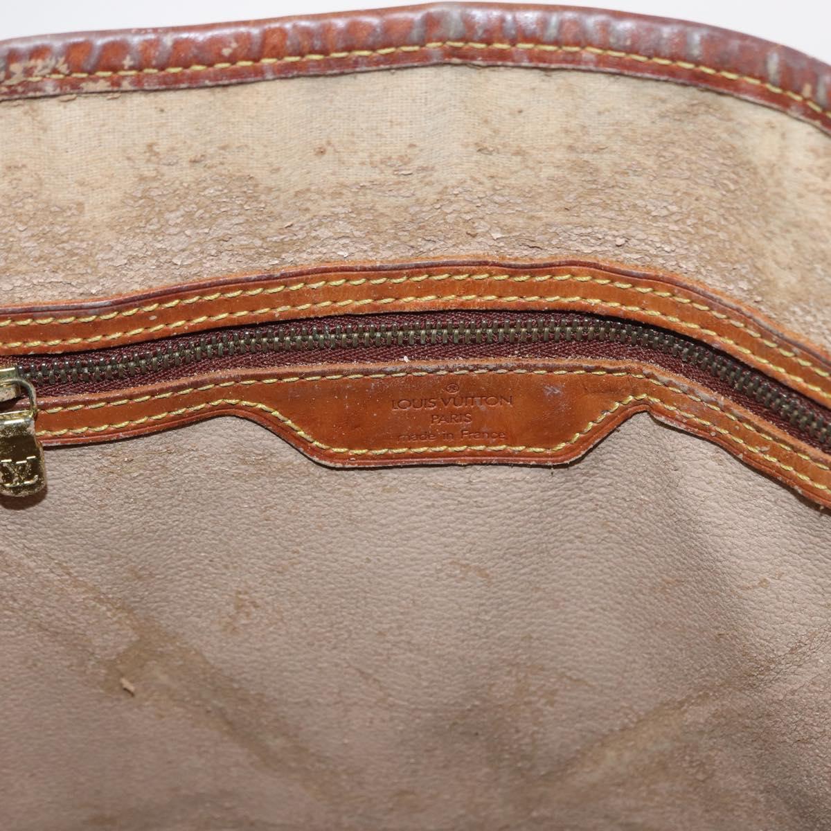 LOUIS VUITTON Monogram Bucket GM Shoulder Bag M42236 LV Auth ka950