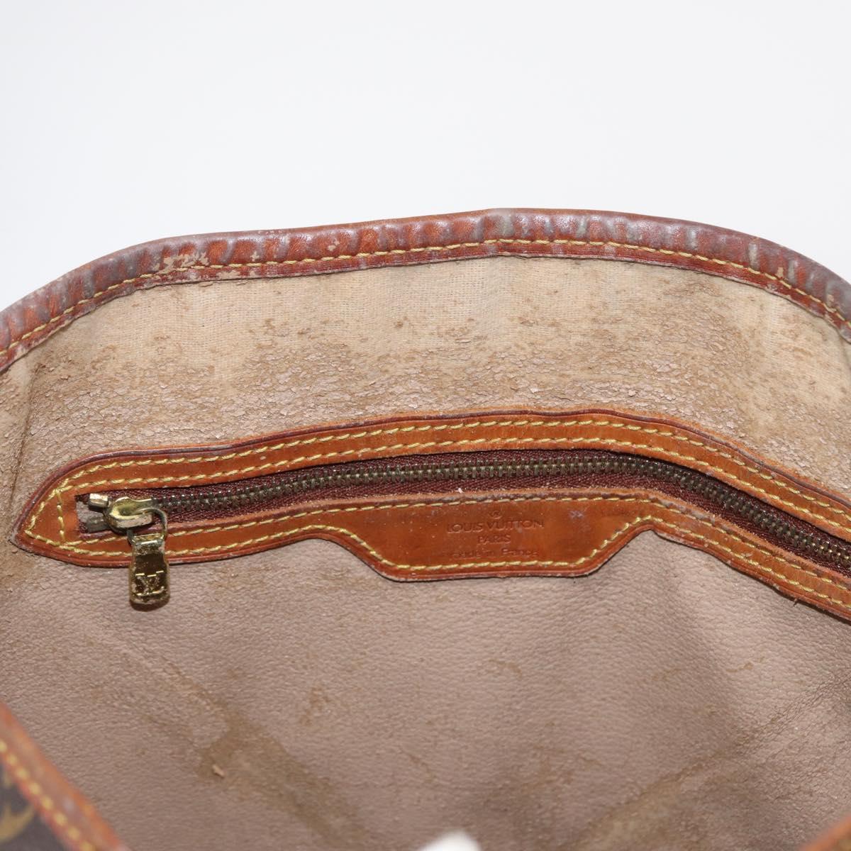 LOUIS VUITTON Monogram Bucket GM Shoulder Bag M42236 LV Auth ka950