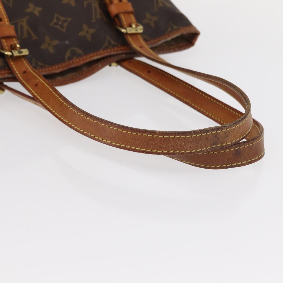 LOUIS VUITTON Monogram Bucket GM Shoulder Bag M42236 LV Auth ka950