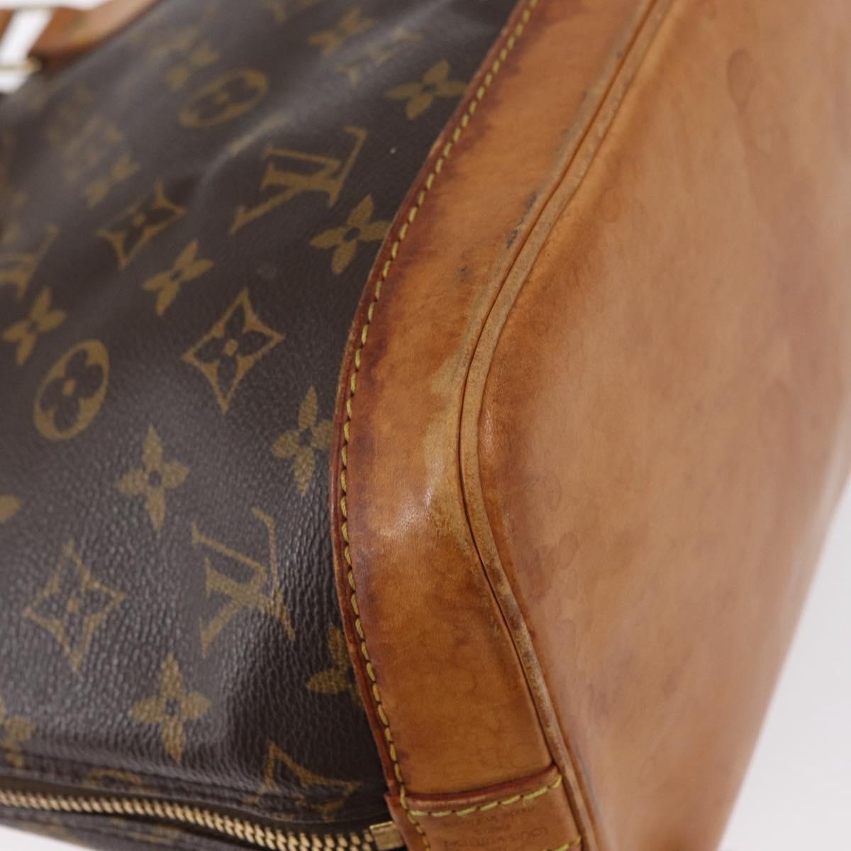 LOUIS VUITTON Monogram Alma Hand Bag M51130 LV Auth ka951