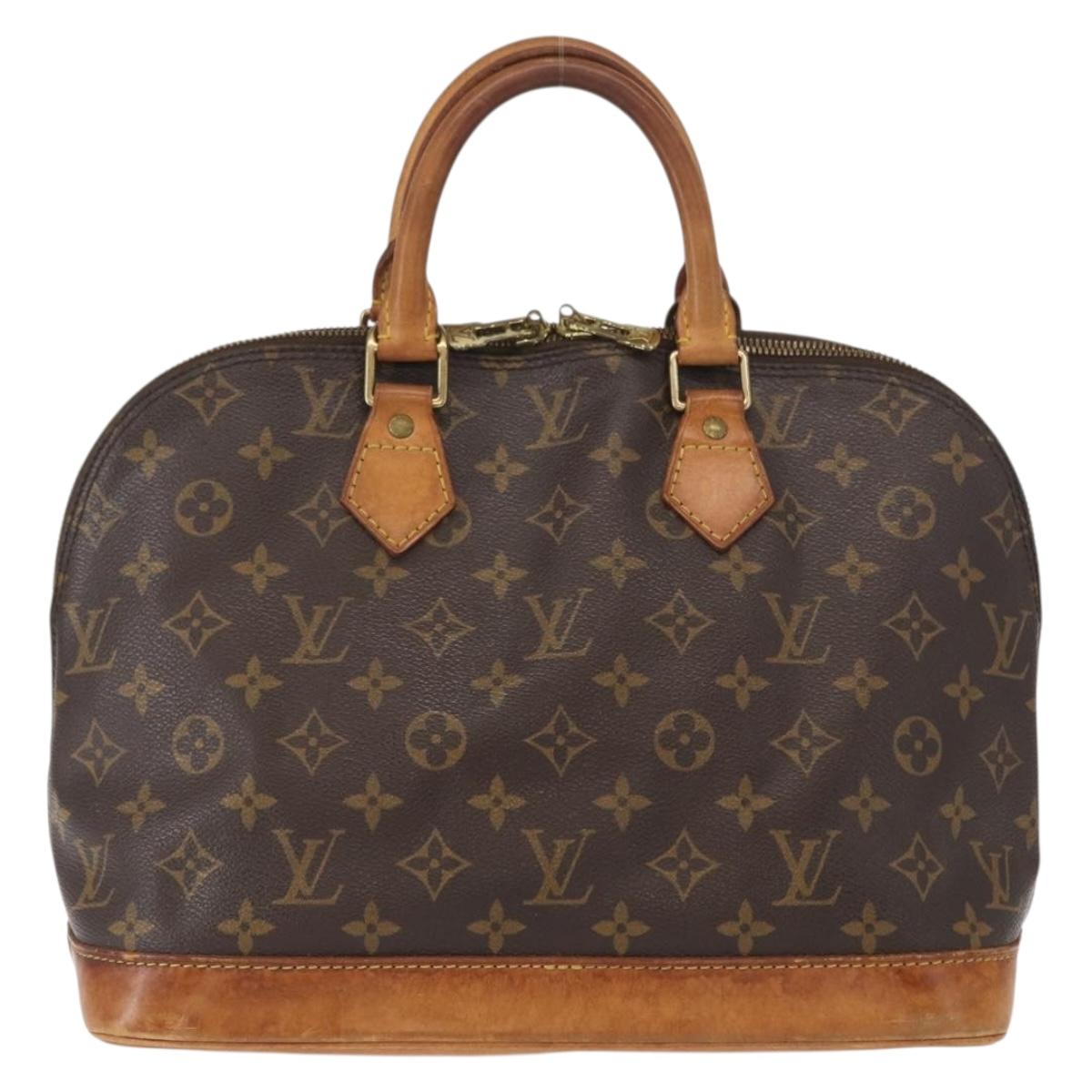LOUIS VUITTON Monogram Alma Hand Bag M51130 LV Auth ka951